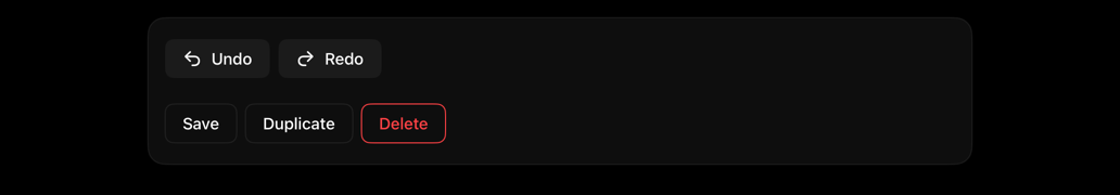 button-group on iPad, dark