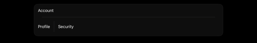separator on iPad, dark