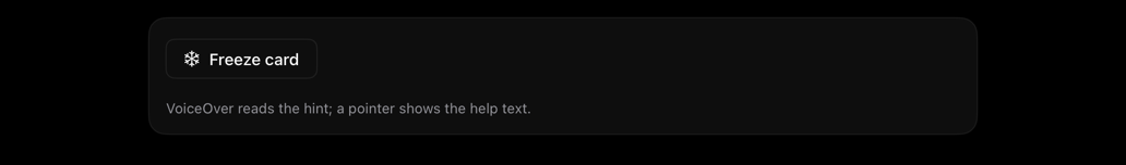 tooltip on iPad, dark
