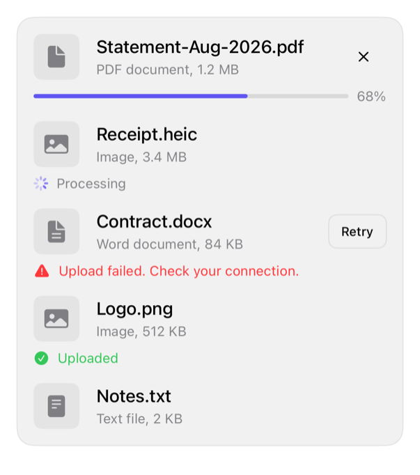 attachment preview