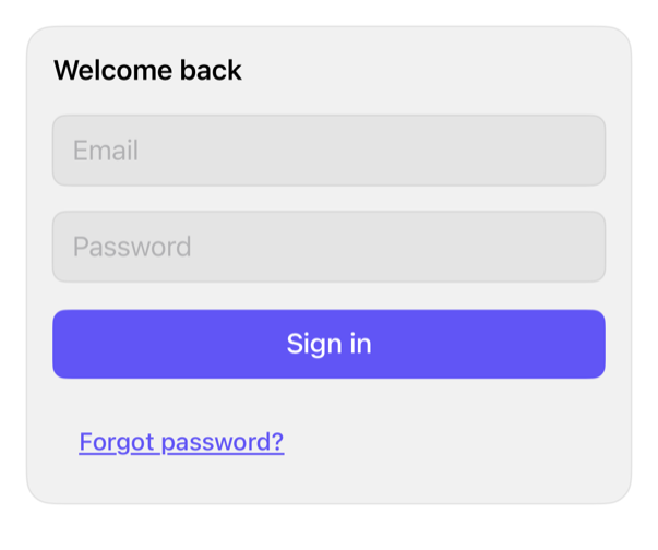 auth-form preview