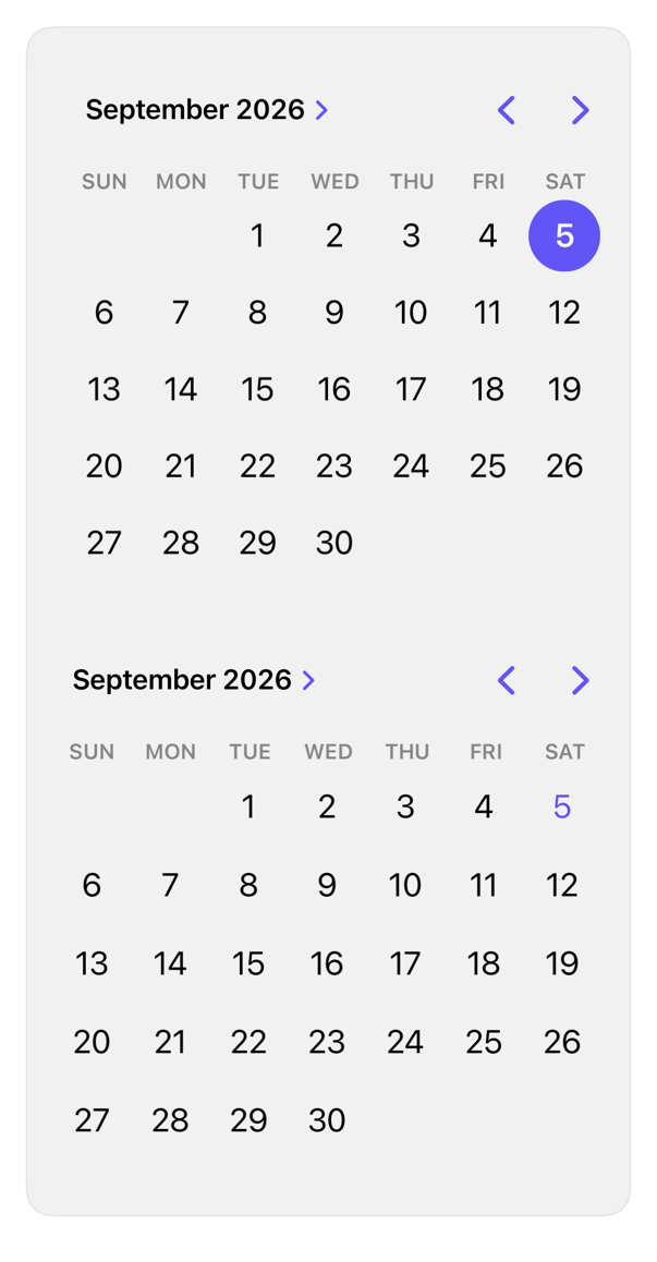 calendar, light