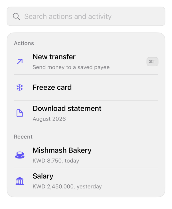 command preview