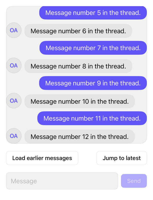 message-scroller preview