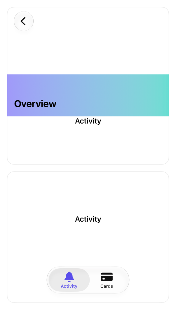 sidebar, light