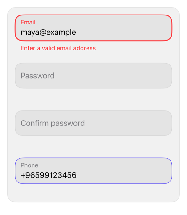 validated-input preview